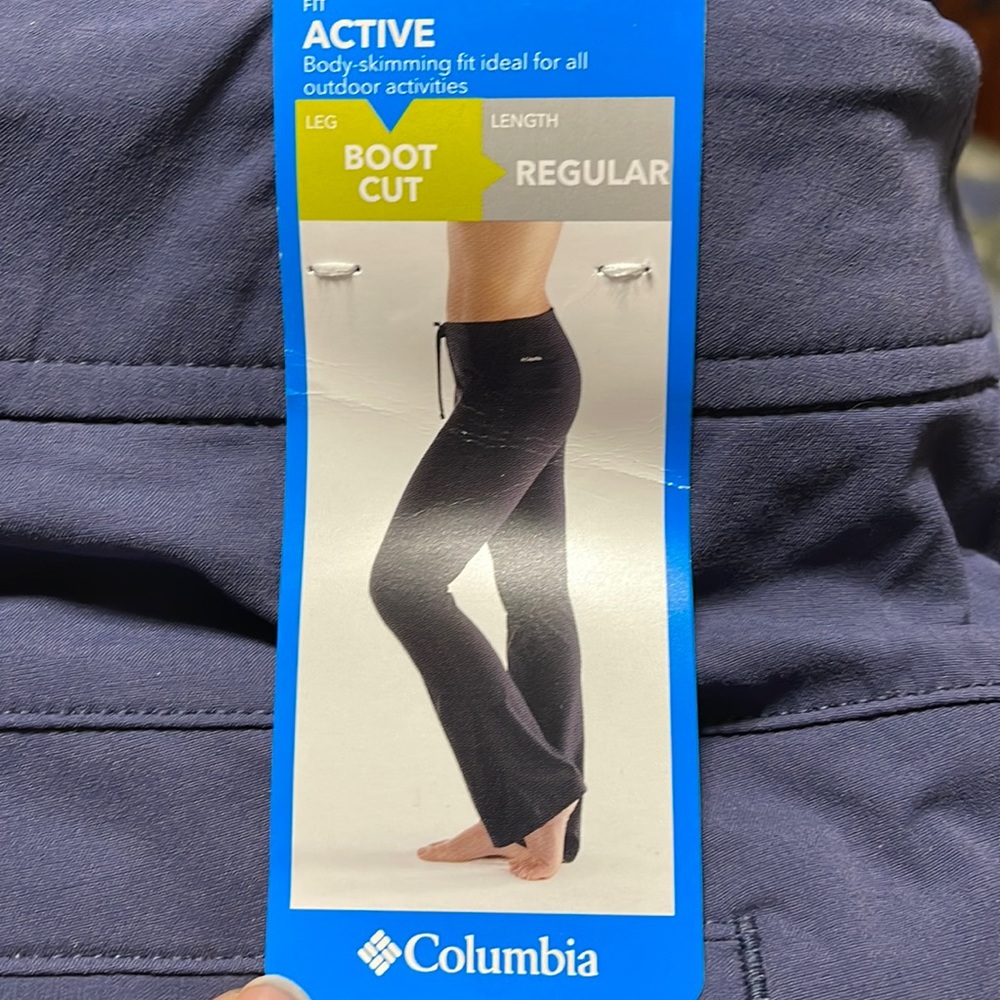 Columbia Women's Anytime Outdoor Boot Cut Pant 20W Regular Navy NWT